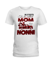 Blessed To Be Called Mom And NONNI Ladies T-Shirt tile