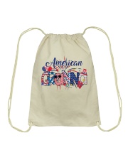 4th Of July Patriotic Doodle American Granna Drawstring Bag tile