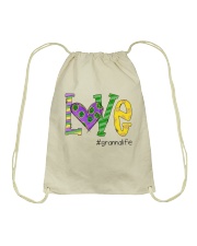 Love Grannalife Mardi Gras Drawstring Bag tile