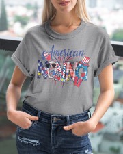 Patriotic Doodle 4th Of July American Nonna Classic T-Shirt custom-t-shirts-classic-lifestyle-front-399