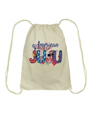 4th Of July Patriotic Doodle American Juju Drawstring Bag tile