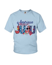 4th Of July Patriotic Doodle American Juju Youth T-Shirt tile