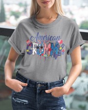 Patriotic Doodle 4th Of July American Grammy Classic T-Shirt custom-t-shirts-classic-lifestyle-front-399