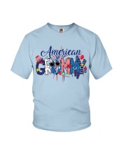 Patriotic Doodle 4th Of July American Grammy Youth T-Shirt tile