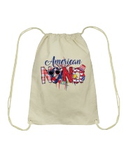 4th Of July Patriotic Doodle American Nana Drawstring Bag tile