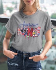 4th Of July Patriotic Doodle American Nana Classic T-Shirt custom-t-shirts-classic-lifestyle-front-399