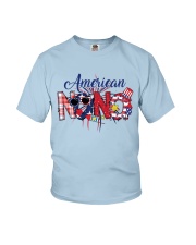 4th Of July Patriotic Doodle American Nana Youth T-Shirt tile