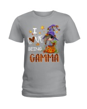 I Love Being Gamma-Pumpkin Art Ladies T-Shirt tile