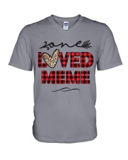 One Loved MEME V-Neck T-Shirt tile