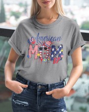 Patriotic Doodle 4th Of July American Mom Classic T-Shirt custom-t-shirts-classic-lifestyle-front-399