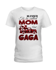 Blessed To Be Called Mom And GAGA Ladies T-Shirt tile