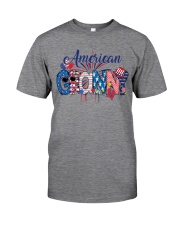 Patriotic Doodle 4th Of July American Granny Classic T-Shirt front