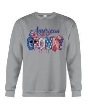 Patriotic Doodle 4th Of July American Granny Crewneck Sweatshirt tile