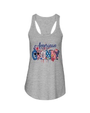 Patriotic Doodle 4th Of July American Granny Ladies Flowy Tank tile