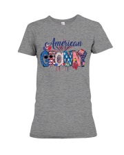 Patriotic Doodle 4th Of July American Granny Premium Fit Ladies Tee tile