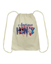 Patriotic Doodle 4th Of July American Honey Drawstring Bag tile