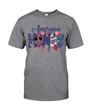 Patriotic Doodle 4th Of July American Honey Classic T-Shirt front