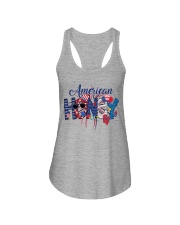 Patriotic Doodle 4th Of July American Honey Ladies Flowy Tank tile