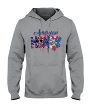 Patriotic Doodle 4th Of July American Honey Hooded Sweatshirt tile