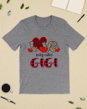Love being called Gigi - Red Plaid Heart Classic T-Shirt lifestyle-mens-crewneck-front-19