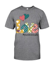 Love Grandmommylife Valentine Classic T-Shirt front