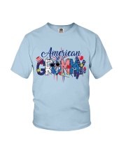 4th Of July Patriotic Doodle American Grammy Youth T-Shirt tile