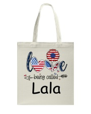 Love Being Called Lala Flag Tote Bag tile
