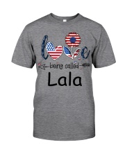 Love Being Called Lala Flag Classic T-Shirt front