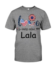 Love Being Called Lala Flag Premium Fit Mens Tee tile