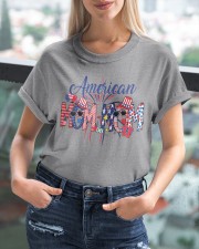 4th Of July Patriotic Doodle American Mom-Mom Classic T-Shirt custom-t-shirts-classic-lifestyle-front-399