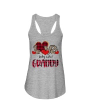 Love being called Granny - Red Plaid Heart Ladies Flowy Tank tile