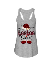 Teetee Claus-Red Plaid Ladies Flowy Tank tile