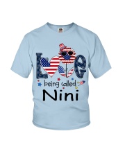 Love Being Called Nini Life 4th Of July Youth T-Shirt tile