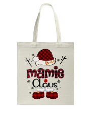 Mamie Claus-Red Plaid Tote Bag tile