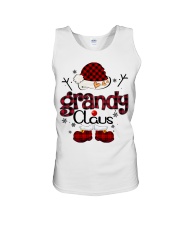 Grandy Claus-Red Plaid Unisex Tank tile