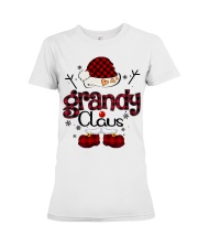 Grandy Claus-Red Plaid Premium Fit Ladies Tee tile