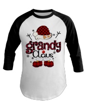 Grandy Claus-Red Plaid Baseball Tee tile