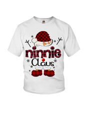 Ninnie Claus-Red Plaid Youth T-Shirt tile