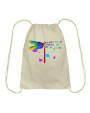 Dragonfly - Be A Jojo Drawstring Bag tile