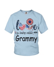 Love Being Called Grammy Flag Youth T-Shirt tile