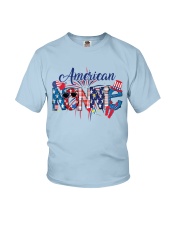 4th Of July Patriotic Doodle American Nonnie Youth T-Shirt tile