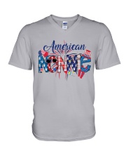 4th Of July Patriotic Doodle American Nonnie V-Neck T-Shirt tile