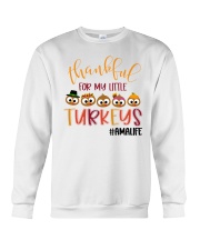 Thankful For My Little Turkeys Amalife Crewneck Sweatshirt tile