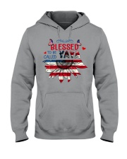 Blessed to be called Yaya 4th July Hooded Sweatshirt tile