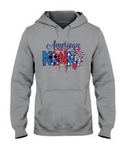 Patriotic Doodle 4th Of July American Nanny Hooded Sweatshirt tile