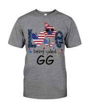 Love Being Called GG Life 4th Of July Classic T-Shirt front