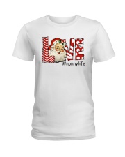 Love Nonnylife-Santa Art Ladies T-Shirt tile