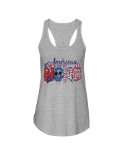 Patriotic Doodle 4th Of July American Nene Ladies Flowy Tank tile