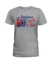 Patriotic Doodle 4th Of July American Nene Ladies T-Shirt tile