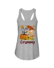 Thankful Blessed Grammy Ladies Flowy Tank tile